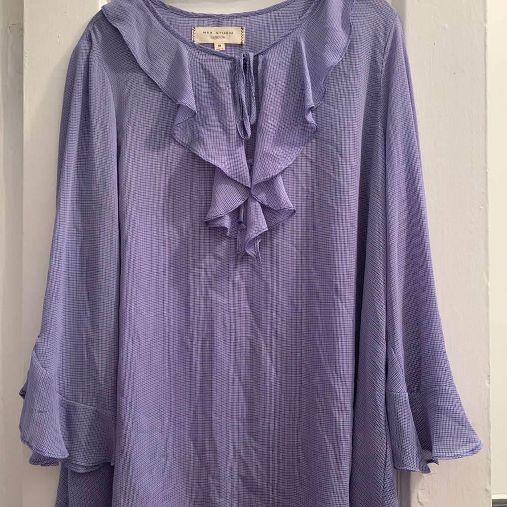 Max Studio Loose Fit Blouse Tunic